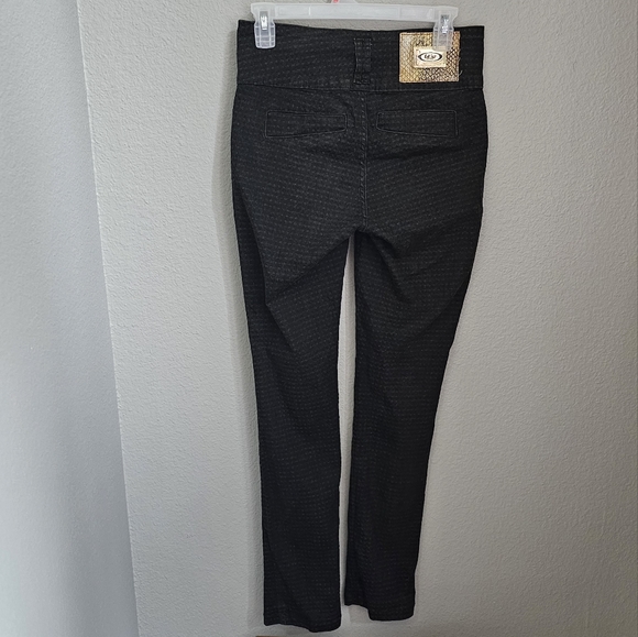 Life Way Brazil Darkwash Denim High-Rise Jeans Small Checkered Pattern - Picture 3 of 6